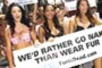 In Pics: Models un'fur'l their agenda, strip for a cause