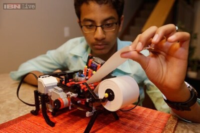 Shubham Banerjee, 13, builds Braille printer with Legos, gets Intel investment, starts company