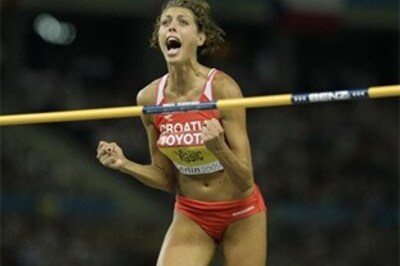 Croatia's Blanka Vlasic wins women's high jump gold