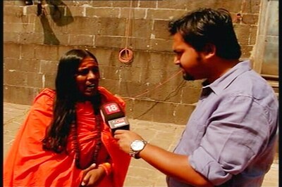 Sadhvi tries to enter Trimbakeshwar temple, stopped by trustees