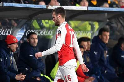 EPL: Aaron Ramsey ruled out for four weeks with thigh injury