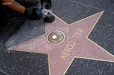 Comedian Bill Cosby's Walk of Fame star vandalised with word the 'rapist' written over it