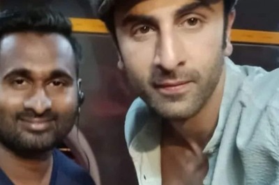 Ranbir Kapoor Clicks Selfie with Crew Member On Set of Luv Ranjan's Film; See Pics