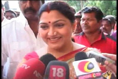 Politics won't affect my profession: Khushboo
