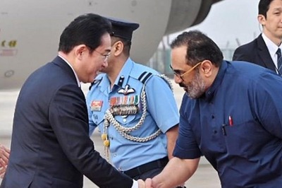 Japan PM Fumio Kishida Begins Two-Day India Visit