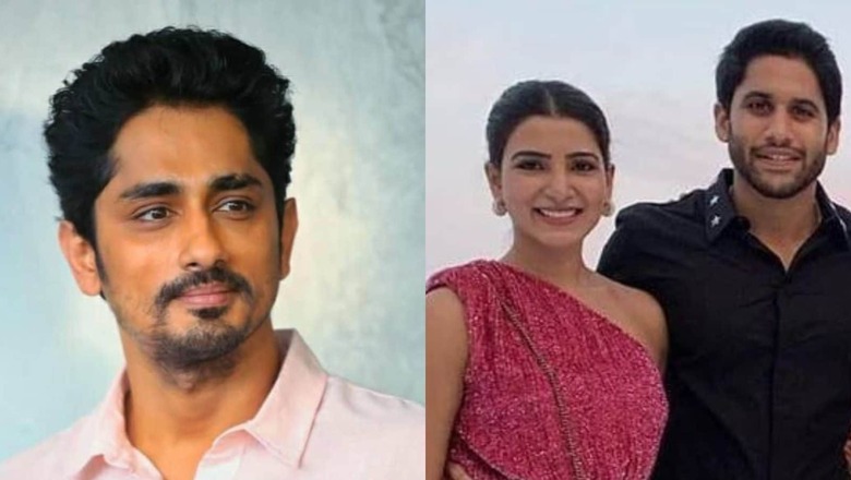 Siddharth Breaks Silence on His Tweet About 'Cheaters' Post Samantha Akkineni, Naga Chaitanya's Split