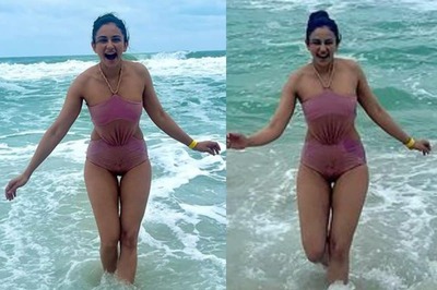 SEXY! Rakul Preet Singh Stuns In Lavender Swimsuit For A Picture-Perfect Beach Vacation