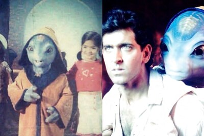 Hrithik Roshan Reacts As Cousin Pashmina Poses With 'Jaadu' In Throwback Photo From Koi Mil Gaya