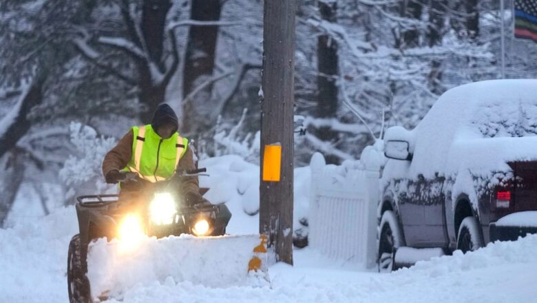 Blizzard Conditions, Winter Storms Force School, Highway Closures in Central US