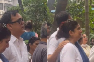 Sumeet Raghavan And His Wife Appear Visibly Emotional At Atul Parchure's Last Rites In Mumbai | Watch