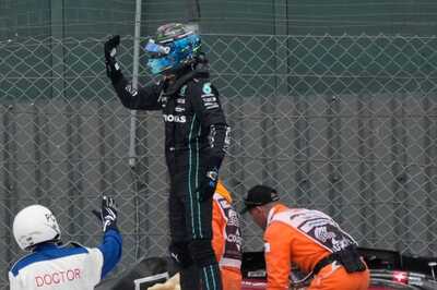 British GP 2022: George Russell Praised For Abandoning Car And Quickly Rushing to Help Zhou Guanyu After Horrifying Crash