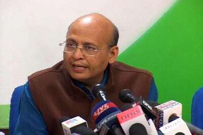 Cong not projecting Raja as guilty: Singhvi