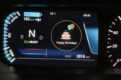 Tata Nexon EV Wishes Owner on his Birthday, Displays Greetings on Instrument Cluster