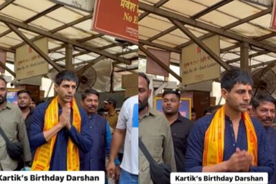 Kartik Aaryan Seeks Blessings At Siddhivinayak Temple On His Birthday, Watch Video