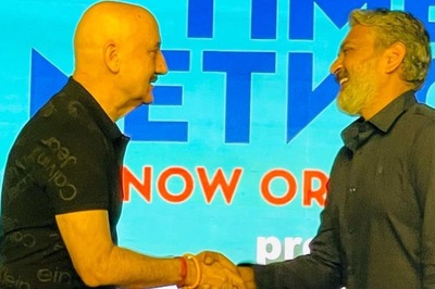 Anupam Kher Meets 'RRR' Director SS Rajamouli, Posts Pics on Instagram; Fans Say 'What A Moment'