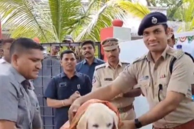 Watch: Sniffer Dog Tara Retires After 12 Years In Service, Telangana Police Gives Her A Farewell In Style