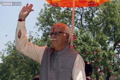 'Anguished' Advani cuts a lonely figure