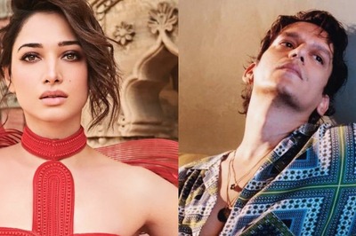 Tamannaah Bhatia Dazzles in Red Lehenga With Sexy Bra; Vijay Varma's Comment Goes Viral