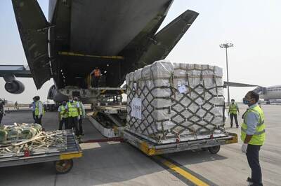 400 Oxygen Cylinders, 1 Mn Rapid Tests: US Aid Arrives in India as Covid-19 Cases Surge