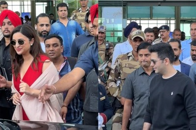 Raghav Chadha, Parineeti Chopra Get Grand Welcome With Dhol Nagada In Udaipur; Video Goes Viral