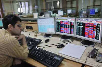 Sensex ends 110 pts down, rupee at all-time low; IT surges