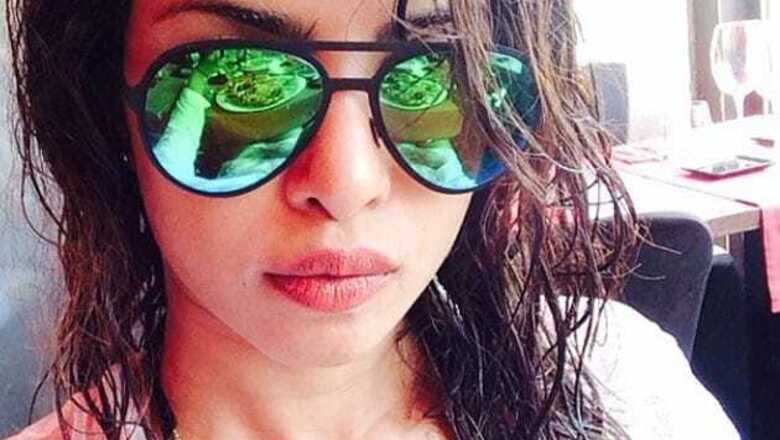 Priyanka cools off in a bathing suit while shooting in Istanbul