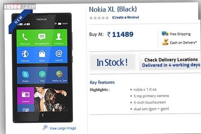 Nokia XL: Nokia's Android phone with 5-inch display launched in India at Rs 11,489