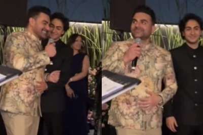 Arbaaz Khan Wedding: Arhaan Khan Sings Tere Mast Mast Do Nain at Dad's Wedding, Video Goes Viral