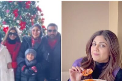 Shilpa Shetty Enjoys Christmas Holidays with Raj Kundra and Kids in Mussoorie, See Pics