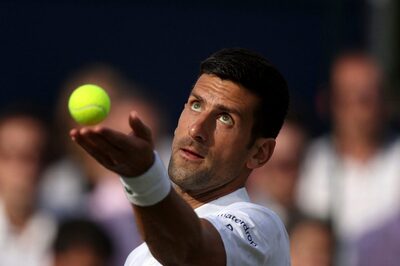 WATCH: Hilarious Novak Djokovic Tries to Dry Court at Wimbledon With Towel