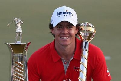McIlroy wins 2012 European Golf Writers Trophy