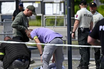 Suspect In Slovakia PM Shooting Restrained In Dramatic Footage, Identified As 71-Year-Old Writer | Watch