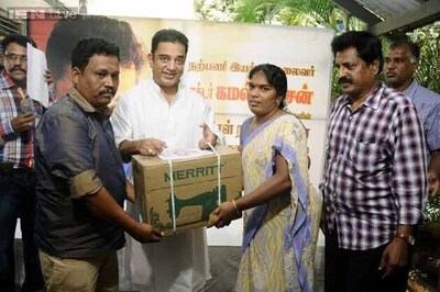 Kamal Haasan indulges in charity on birthday