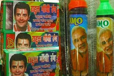 This election season, play Holi with Rahul colour, NaMo water gun