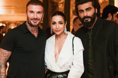 David Beckham Sports Gajra on His Wrist as He Poses With Malaika Arora, Arjun Kapoor; Pics Go Viral