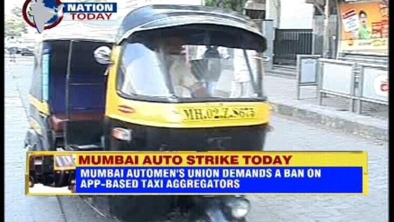 Mumbai commuters face a tough day as auto, taxi union goes on strike