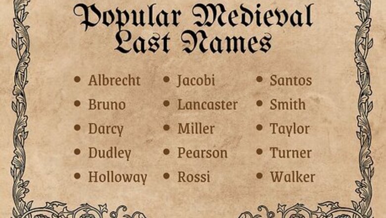 165+ Medieval Last Names and Surnames From England & Europe