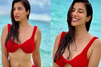 Sexy! Sophie Choudry Sports A Red Bikini, Drops Hot Photos On Valentine's Day; See Here
