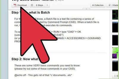 How to Create a Batch File in Windows 7
