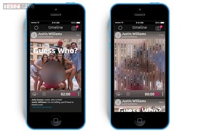 A new ephemeral photo-messaging app that blurs your image when someone tries to take a screenshot