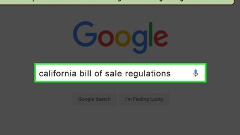 How to Write a Bill of Sale