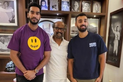 'Yes, It happened': Varun Chakravarthy, Venkatesh Iyer Meet Superstar Rajinikanth in Chennai - See Photos