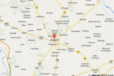 MF Husain's son presents father's rare portrait to AMU