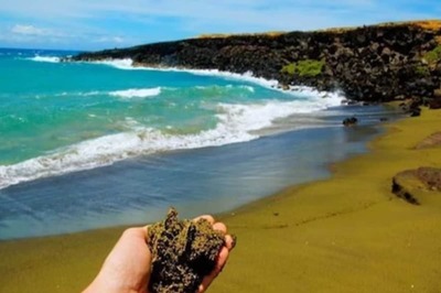 Hawaii's Hidden Gem: Mahana Beach's Unique Green Sand Draws People From Across The World