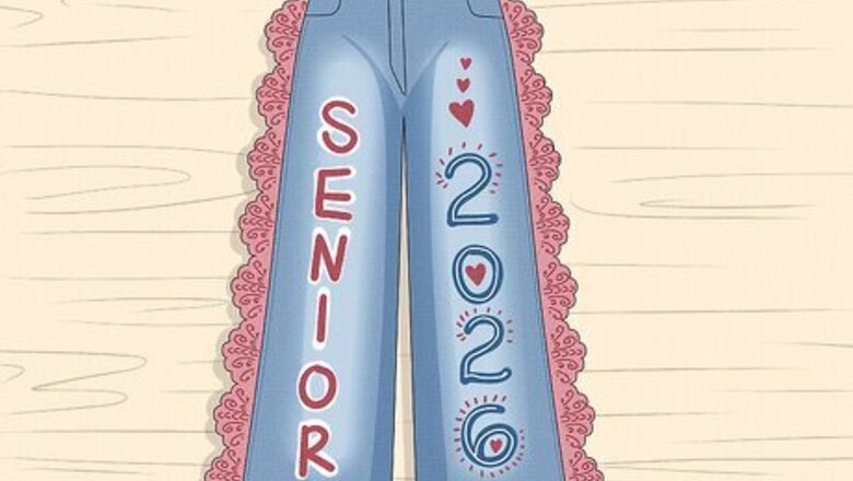 16 Best Painted Senior Jeans Ideas for Spirit Week