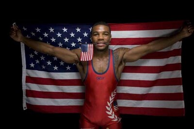 Burroughs of US wins Olympic wrestling gold