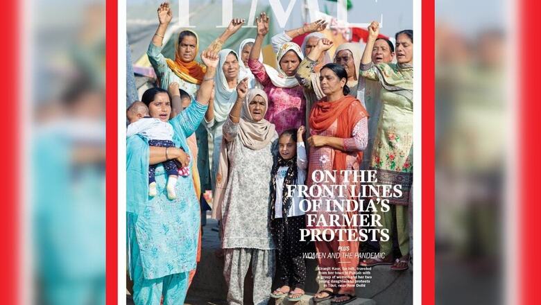TIME Magazine Cover Features Women at the Frontline of Farmers' Protests