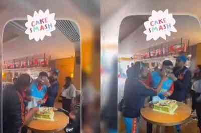 'Ensuring Our Birthday Boy...': Harbhajan Singh Turns 44, Yuvraj Singh And Suresh Raina Smash His Face With Cake