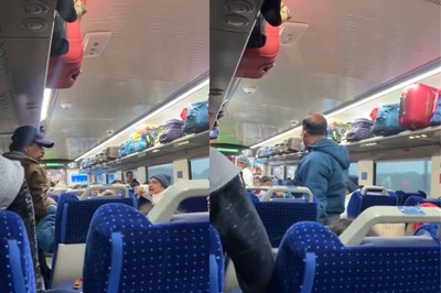 Watch: 2 Passengers Fight Over Luggage Space Inside Vande Bharat Train