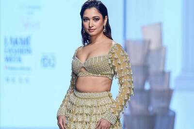Tamannaah Bhatia Turns Showstopper For Vani Vats At Lakme Fashion Week x FDCI; Looks Stunning In Embellished Lehenga